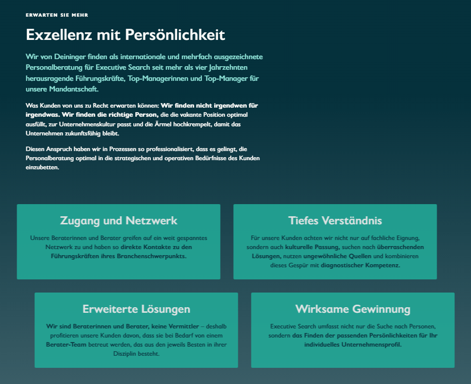 Lösung Deininger